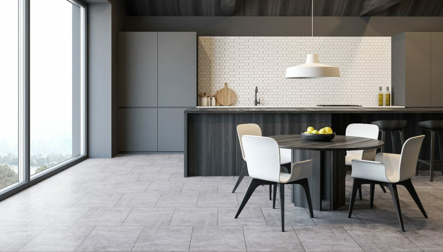 Travertino Grigio Porcelain F/W Tile Design Tiles by Zumpano