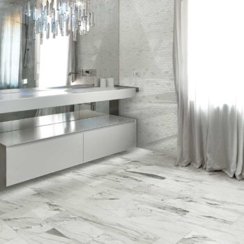 Epic Apuano Floor and Dolomite Wall Bathroom