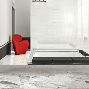 Epic Apuano Floor and Dolomite Wall Bathroom