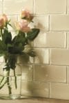 Residence Crackled Glazed Ceramic Dune Brick Install