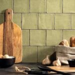 Residence Crackled Glazed Ceramic Sedge Install