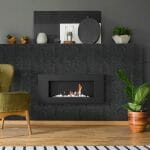Simple Stone Nero Chevron Fireplace Install