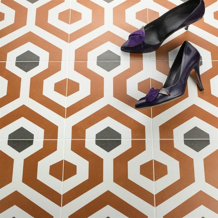 Hermosa Porcelain F/W Tile Design Tiles by Zumpano