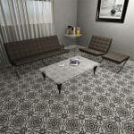 ellis moonlight cemento 8x8 cement handmade floor and wall tile install